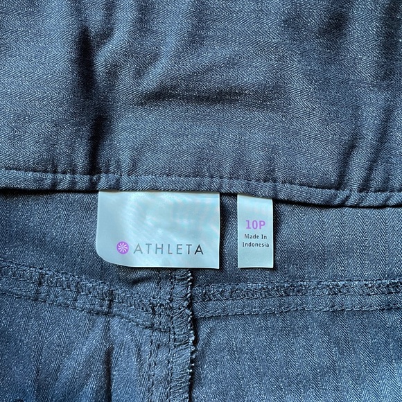 Athleta Charcoal Gray Pants - Size 10 Petite - Picture 2 of 9